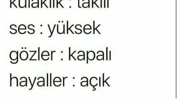 Hayal kuruyor musun?