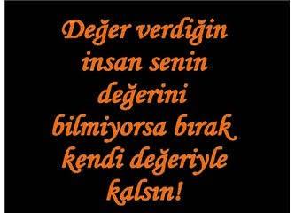 Değer Vermek..! Ne kadar DEĞER VERİRSİNİZ?