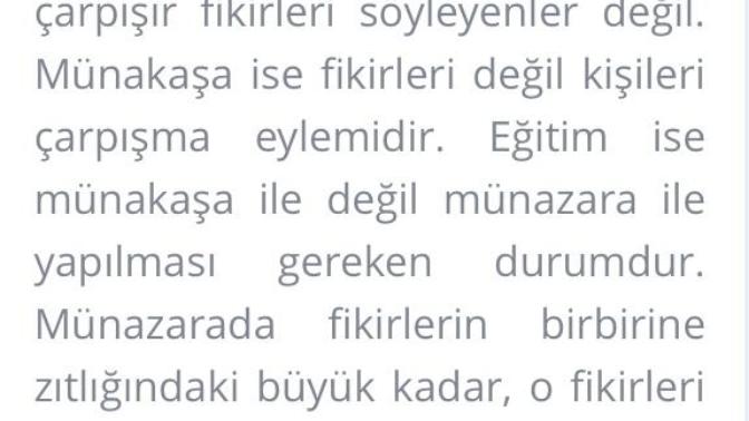 Münazara ile münakaşa arasındaki fark nedir?