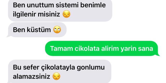 Sevgilimin telefonundaki mesajlar bu kiz sevgilime mi yuruyor?