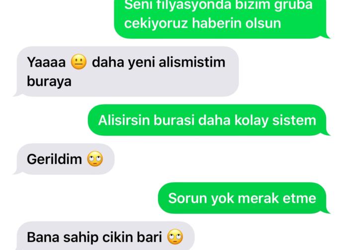 Sevgilimin telefonundaki mesajlar bu kiz sevgilime mi yuruyor?
