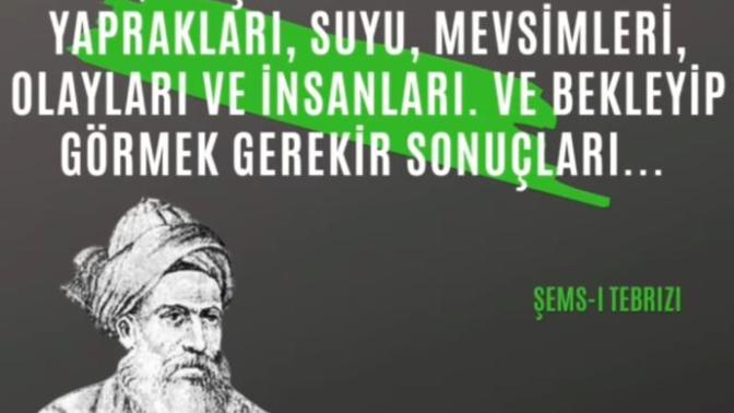 Bazen akışına bırakıyor musunuz hayatı?