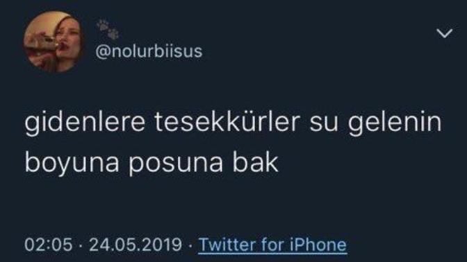 Gelen gideni aratıyor mu?