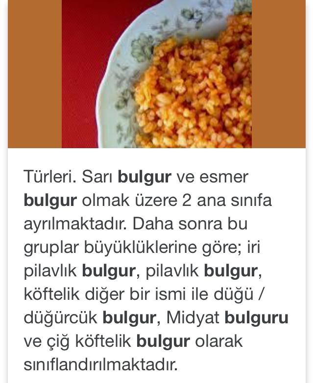 Bulgur pilavında hangi cins bulguru kullanırsınız? Hangisi daha lezzetli?