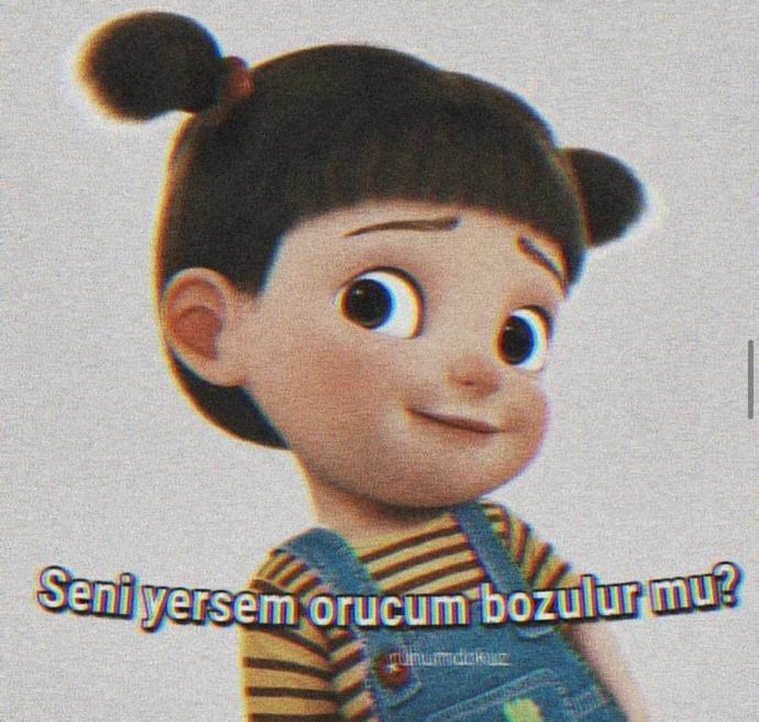 Seni yersem orucum bozulur mu? dediğiniz biri var mı?