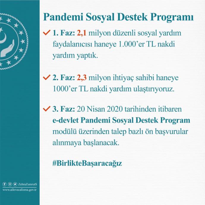 Pandemi Sosyal Destek Programı