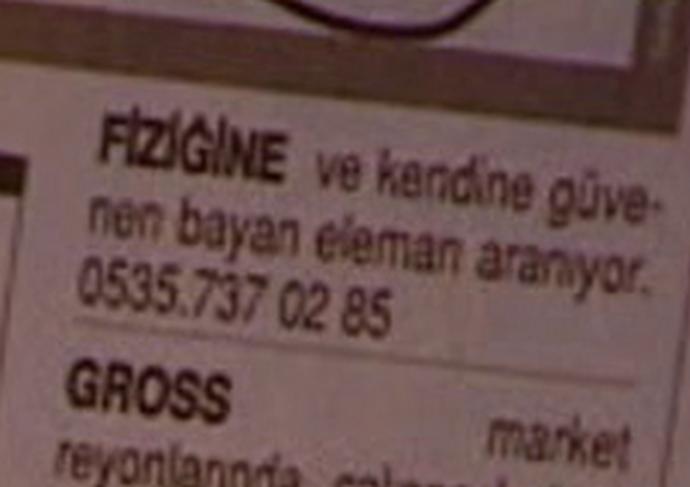 Sekreterlik ilanları neden hep sapıkça?