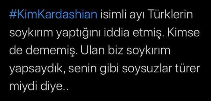 Kim Kardashian'ın 1915 Ermeni Olayları ile ilgili skandal paylaşımı hakkında ne düşünüyorsunuz?