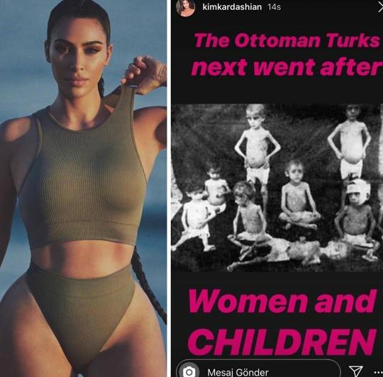 ABDli yıldız Kim Kardashian çizgiyi aştı! Türkler barbar mı ve Ermeni meselesinde neler oldu?