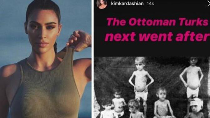 ABD'li yıldız Kim Kardashian çizgiyi aştı! Türkler barbar mı ve Ermeni meselesinde neler oldu?