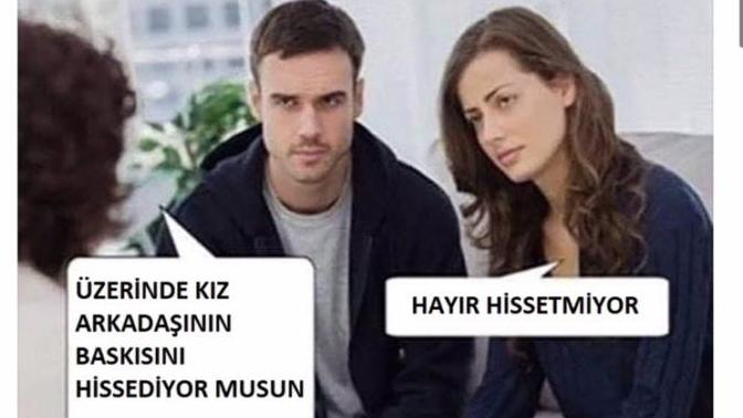 Üzerinizde sevgilinizin baskısını hissediyor musunuz?