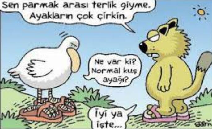 Parmak arası terlik giyer misiniz?