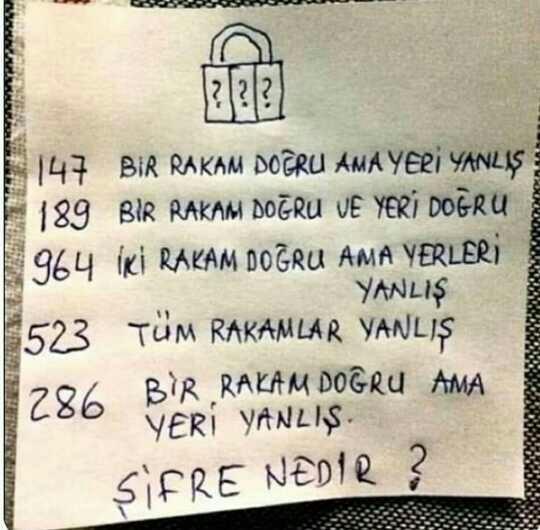 Şifreyi bulabilecek misin?