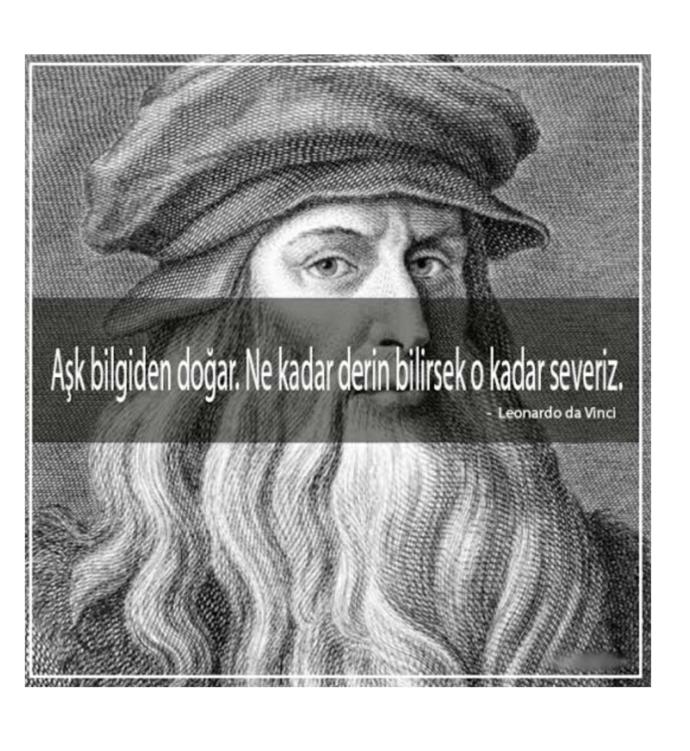 Leonardo da Vinci: Aşk bilgiden doğar. Ne kadar derin bilirsek o kadar severiz.🤔💭Karşı cinste: ilk neleri bilmek istersiniz?