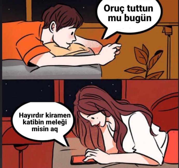 Oruç tutup tutmadığını niye sorar bir insan?