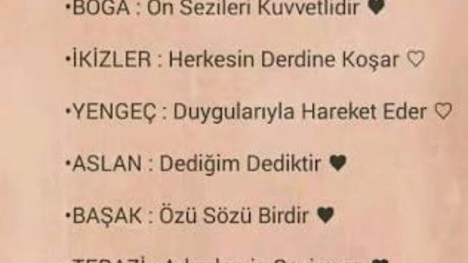 Burcunuz nedir?