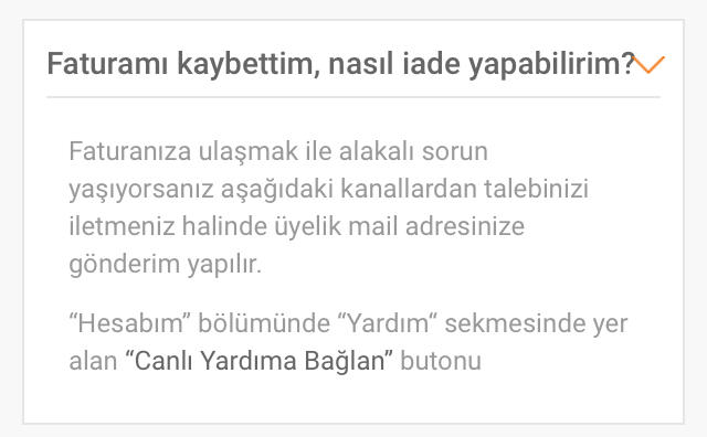 Trendyol iade fatura yok?