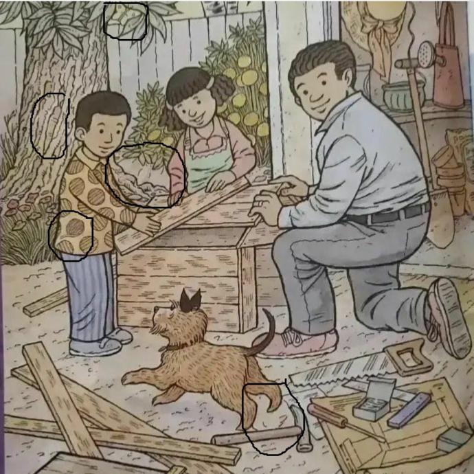 Görseldeki ördek, havuç, salyangoz, yarasa ve kelebeği bulunuz?