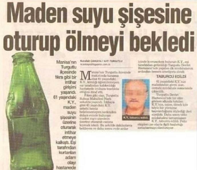 Bu haberi sadece bu memlekette görürsün dediğiniz haberler var mı🙂?