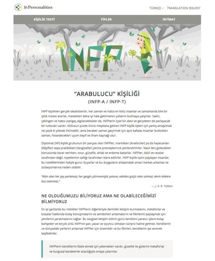 Kişilik Türünüz Ne?