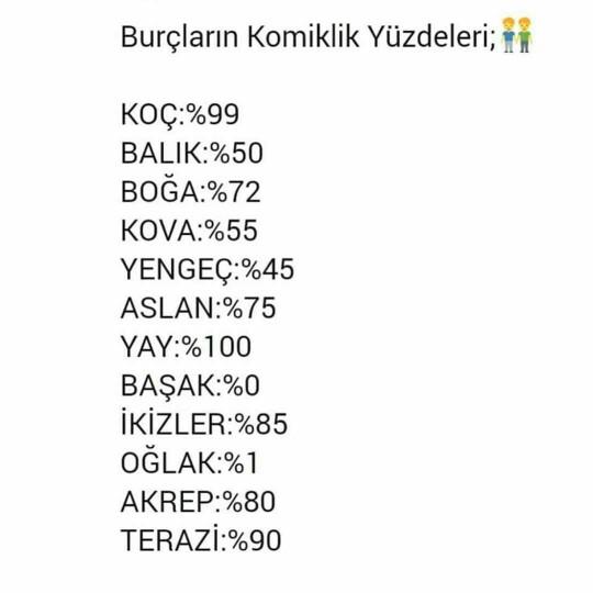 Komik olduğunuzu düşünüyor musunuz?