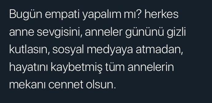 Anneler gününde biraz empati yapalım mı?