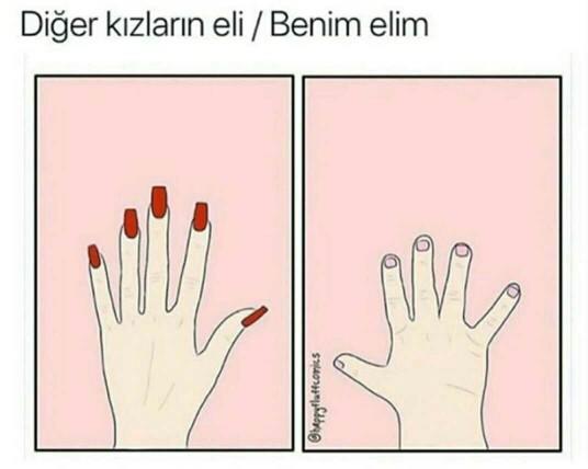 Ellerinizi beğeniyor musunuz?