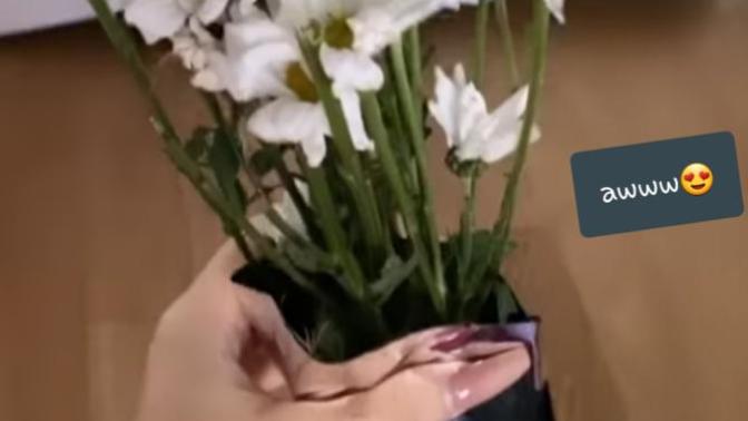 Yam komşum Bahri amcanın bana anneler günü hediyesi. Anne diilim ama almış. Sağ olsun incelik etmiş nasıl ama?