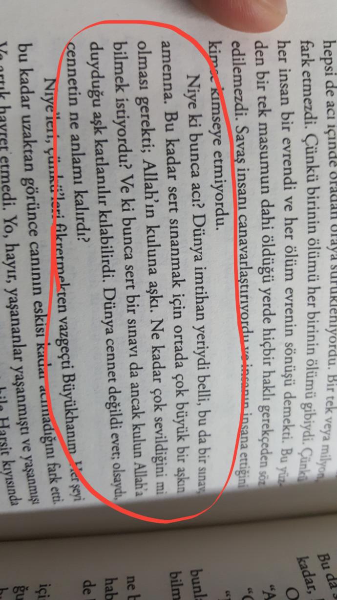 Her acının bir sebebi var mıdır?