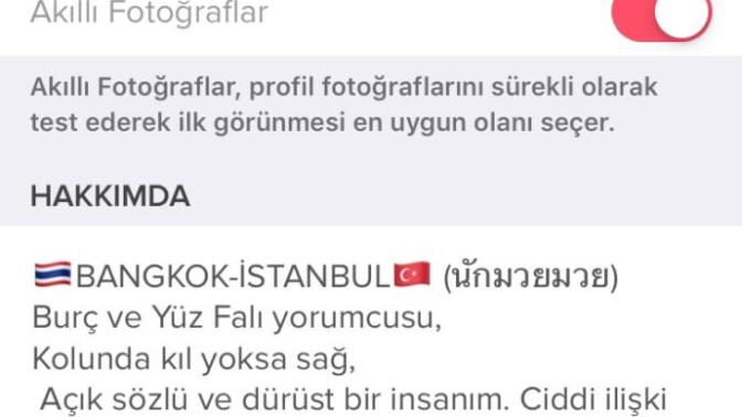 Tinder biyografisi nasıl olmalı? Benimkisi nasıl?