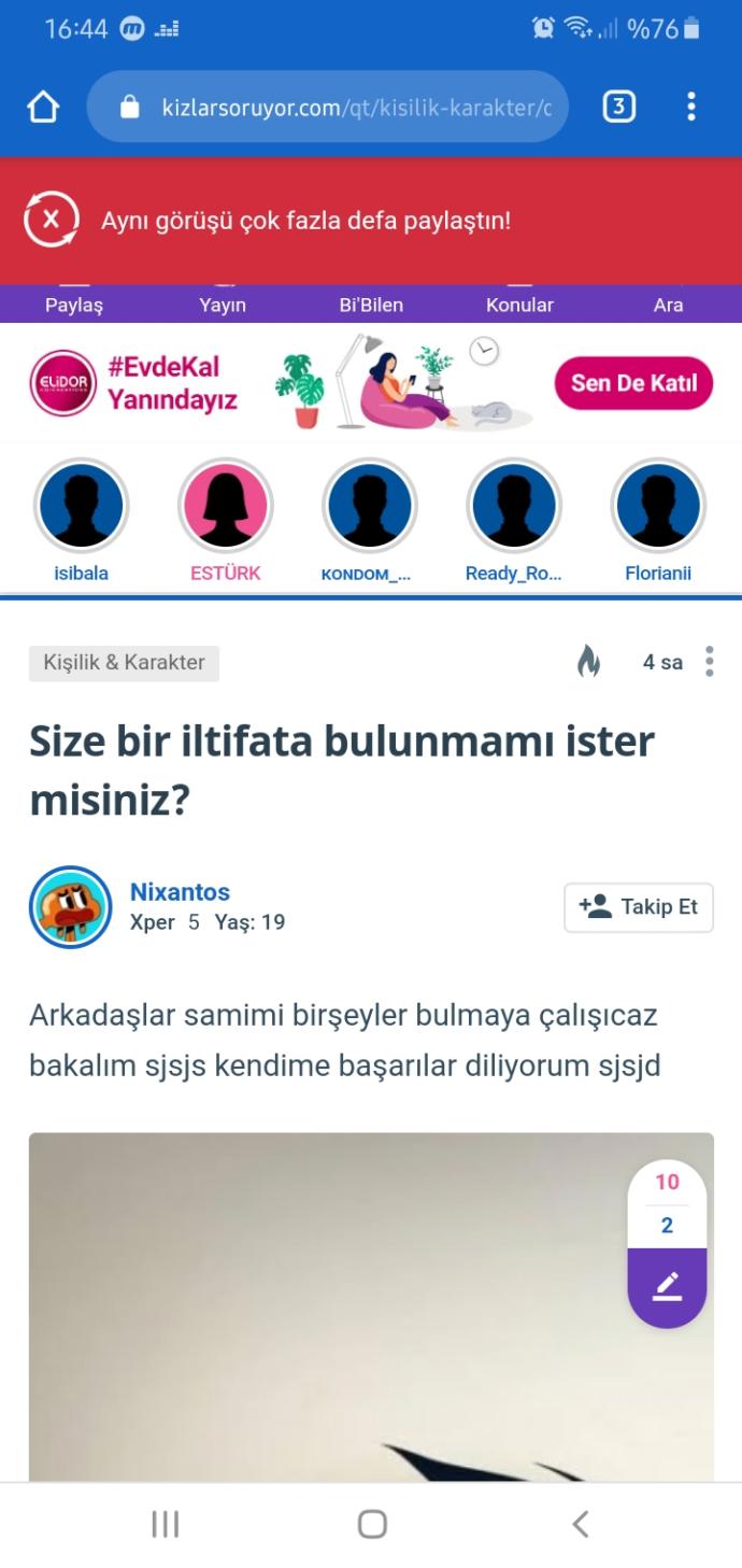 Size bir iltifata bulunmamı ister misiniz?