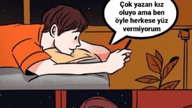 "Çok yazan oluyor, ama ben herkese yüz vermiyorum" diyen erkek mi daha samimi'dir, yoksa kadın mı?
