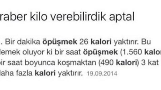 Öpüşmek gerçekten kalori yaktırıyor mu?