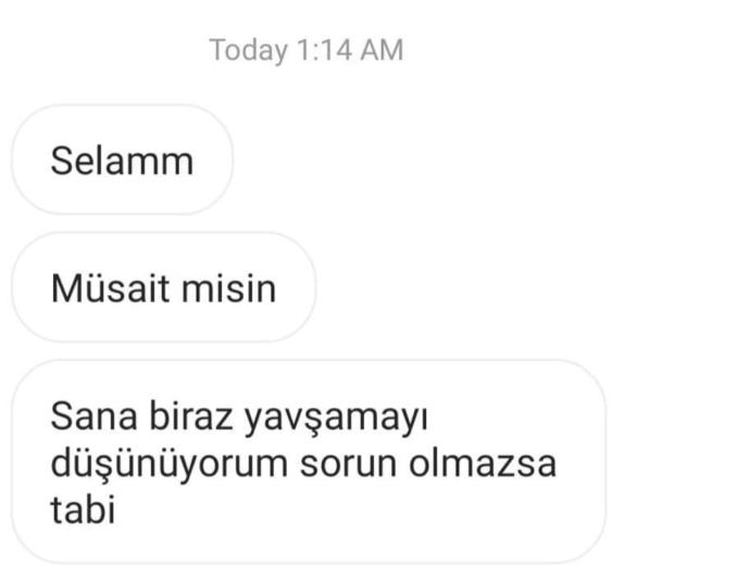 Birisiyle konuşmak için nasıl bir mesaj atarsınız?