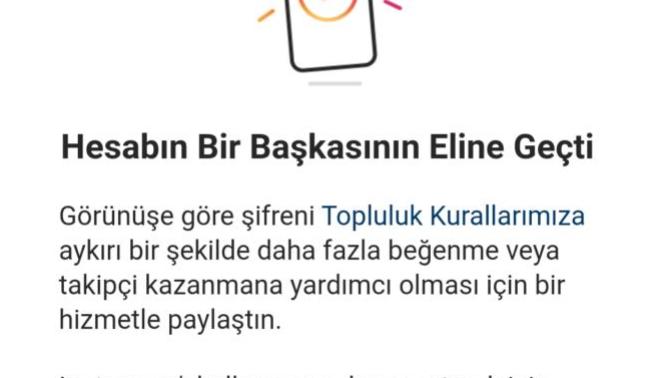 Instagram neden sürekli şifreni yenile ekranı veriyor?