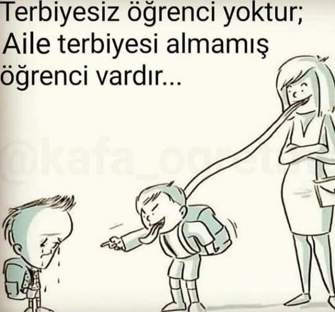 Terbiyesiz olan anne baba mı, öğrenci mi?