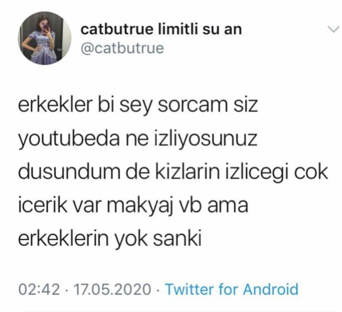 Youtubede kızlar ne izliyor? Erkekler ne izliyor?