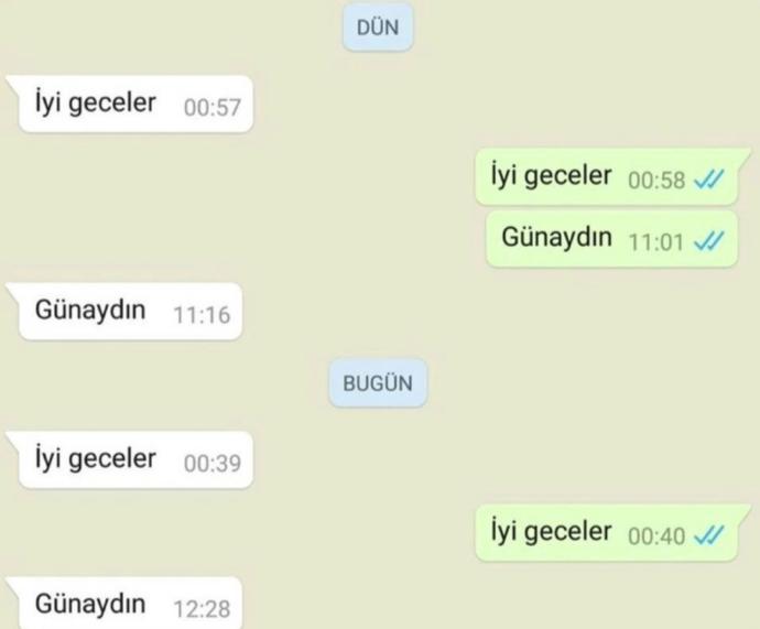 Sevgilinizle günde kac saat mesajlaşıyorsunuz?