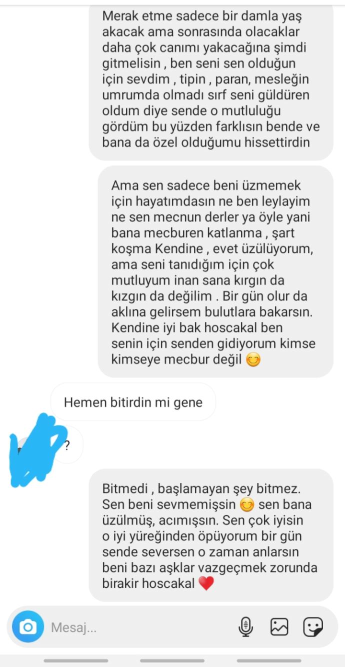 Vazgeçme nedeniniz neydi?