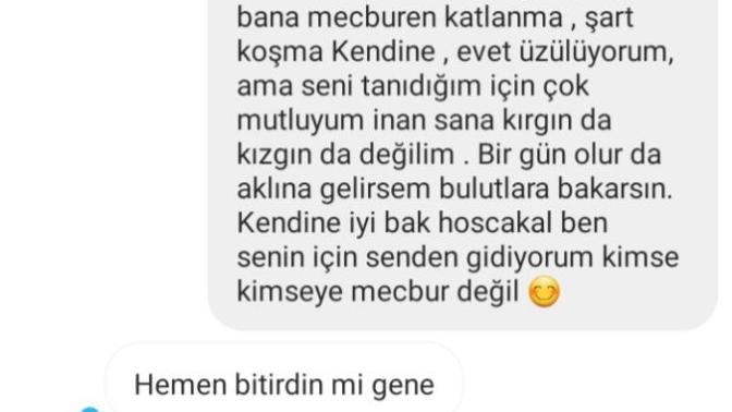 Vazgeçme nedeniniz neydi?