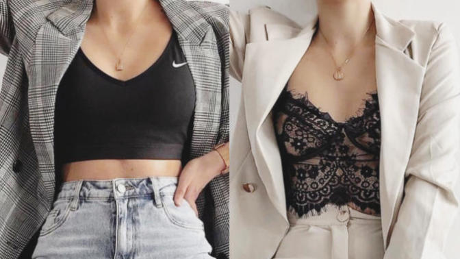  Spor bralet mi, dantelli klasik bralet mi daha şık duruyor, nasıl kombinlenmeli?