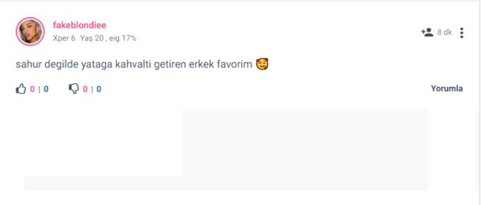 Sahur hazırlayan kadın seni seviyorum demese de olur mu?