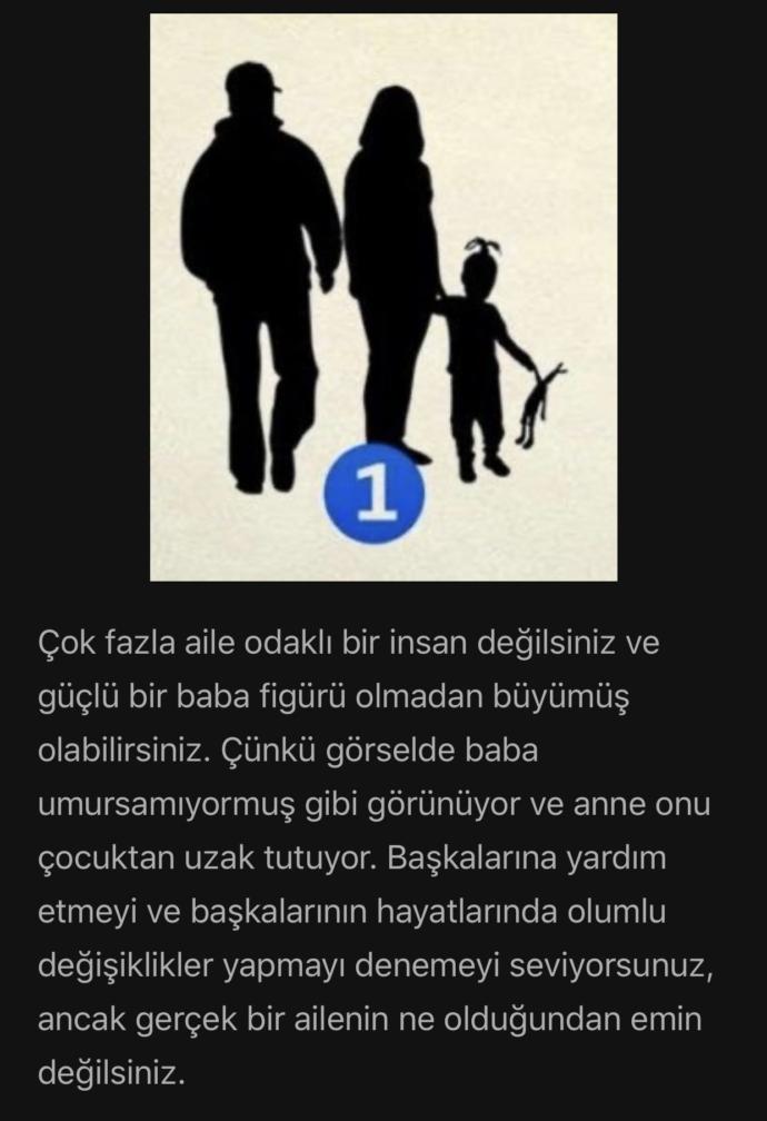 Üçünden hangisi bir aile değildir?