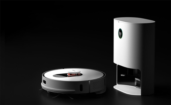Roidmi Eve Plus akıllı çöp istasyonlu robot süpürge