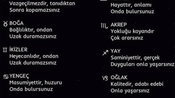 Neden mi burçlar?