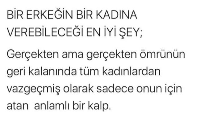 Bir erkeğin kadına verebileceği en değerli şey nedir?