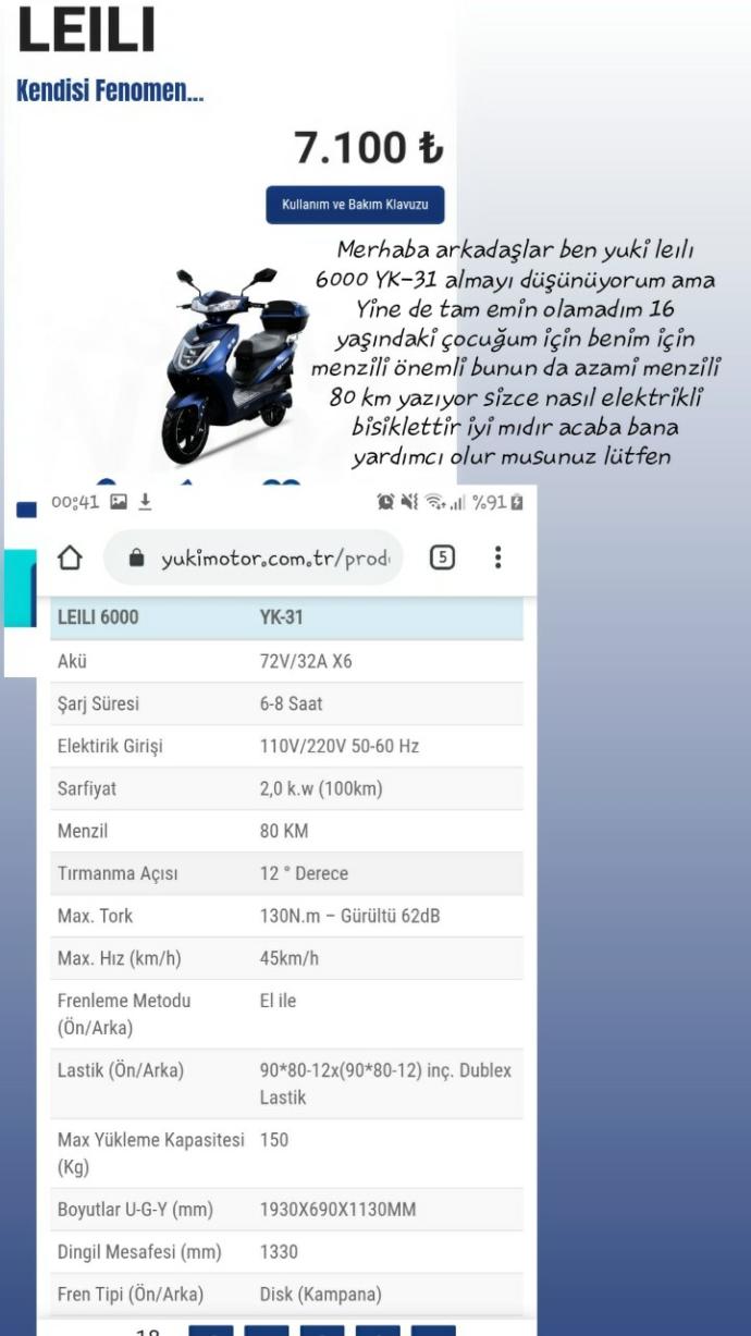 Yuki leılı 6000 YK-31 almayı düşünüyorum?