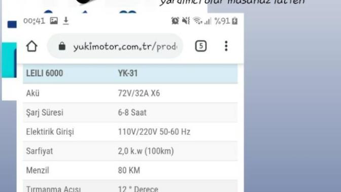 Yuki leılı 6000 YK-31 almayı düşünüyorum?