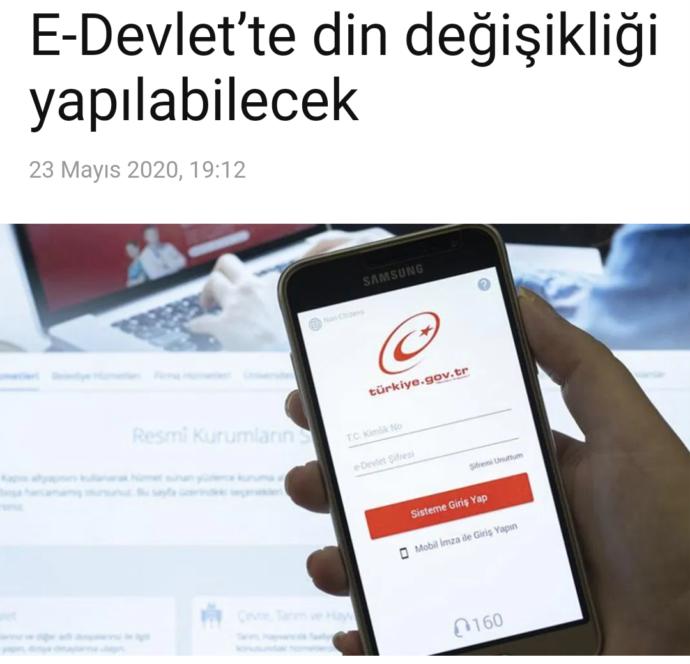 E-Devlette artık din hanesi değiştirilebilecek. Ne düşünüyorsunuz, siz değiştirecek misiniz?