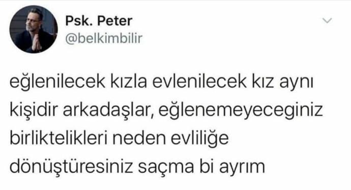 Eğlenilecek bir kızla mı evlenmek istersiniz, evlenilecek rutin bir kızla mı?